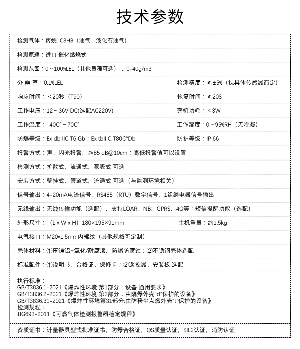 固定式丙烷开云app手机版下载官网安装（油气）